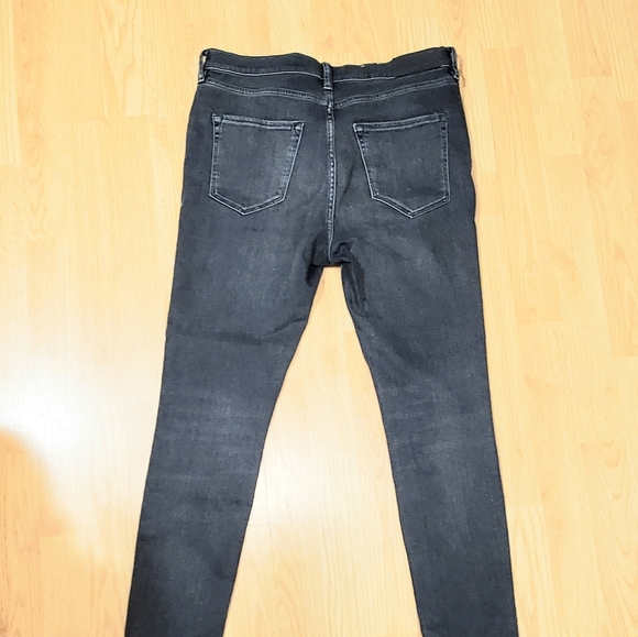 All Saints Eve Skinny Grey Jeans Mid Rise - Picture 6 of 8